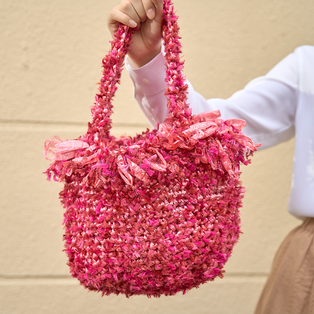 Fringed - Fur WIne Red
